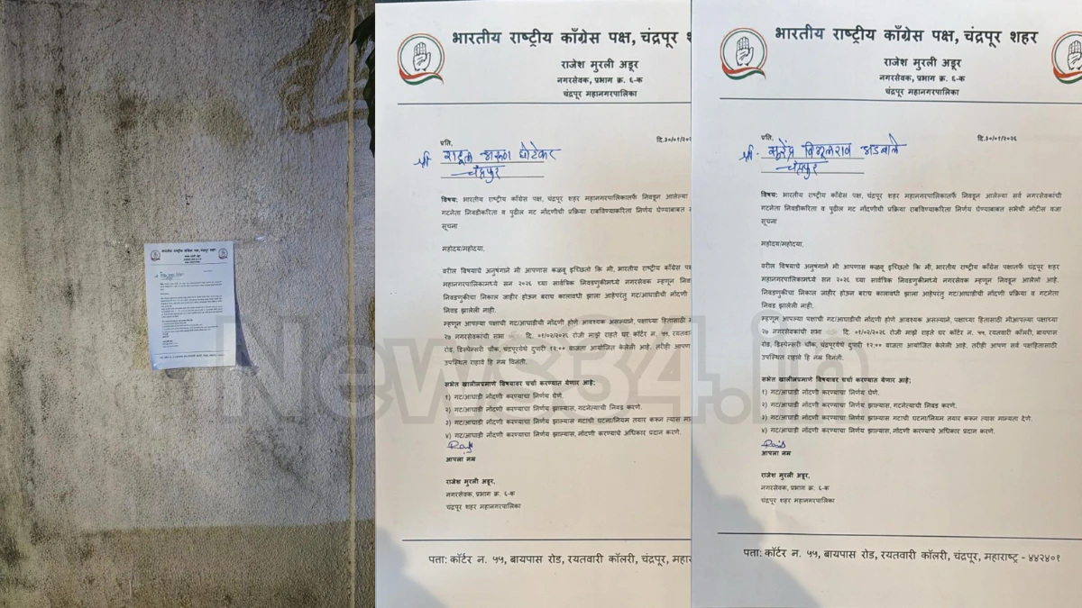 Chandrapur Congress Dispute