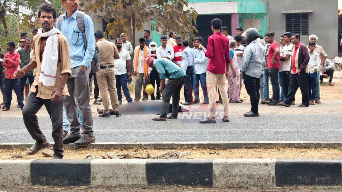चंद्रपुरात रक्ताचा सडा! वन अकादमीसमोर काळजाचा थरकाप उडवणारा अपघात, जागीच मृत्यू