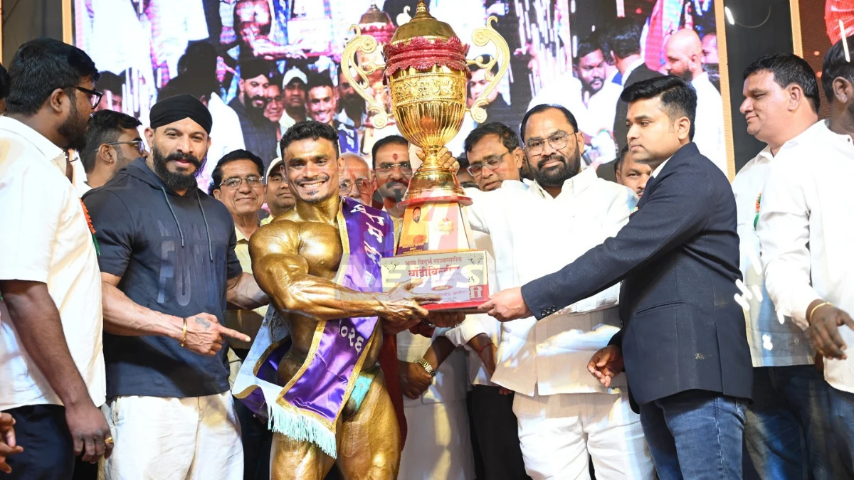 नागपूरच्या पठ्ठ्याने मारली बाजी! चंद्रपुरात रंगला 'आमदार श्री २०२६' चा थरार